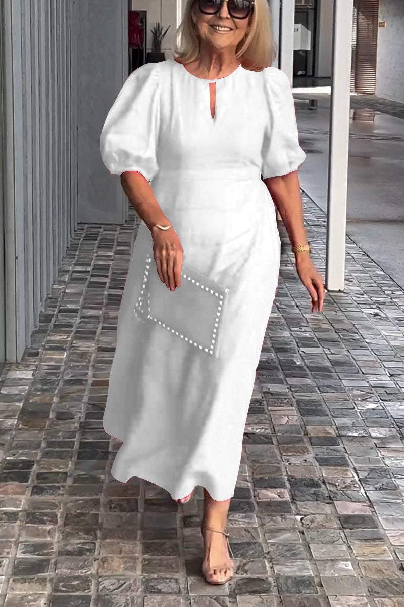 Natalia | Timeless Puff Dress