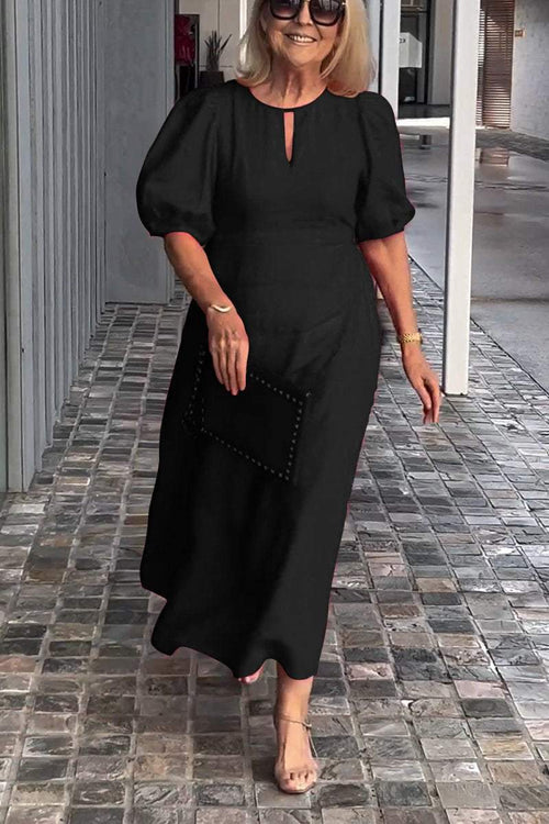 Natalia | Timeless Puff Dress