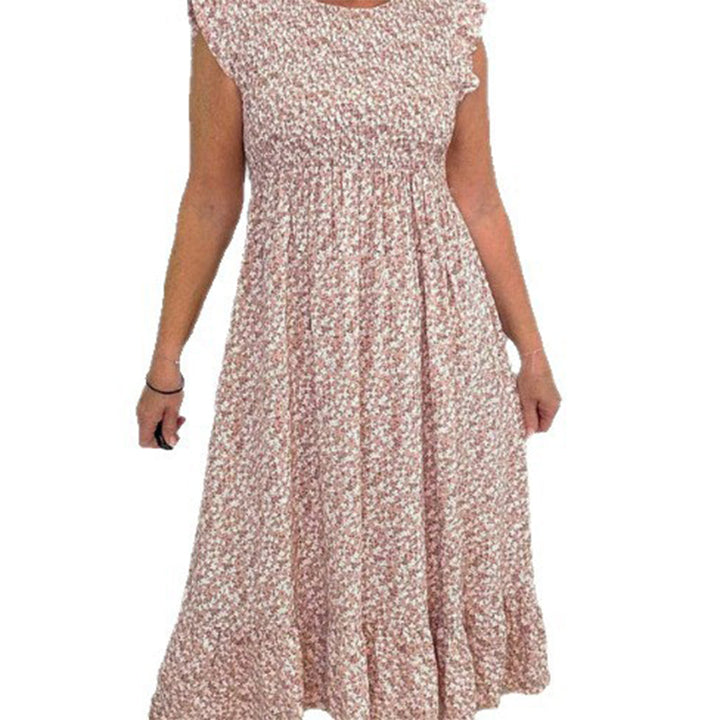 Dixi – Feminine floral high-waisted summer dress