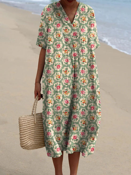 Luna | Super Vintage Floral Dress - Limited Edition