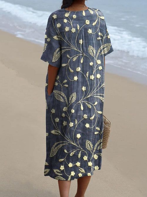 Ellera | Vintage Floral Dress – Limited Edition